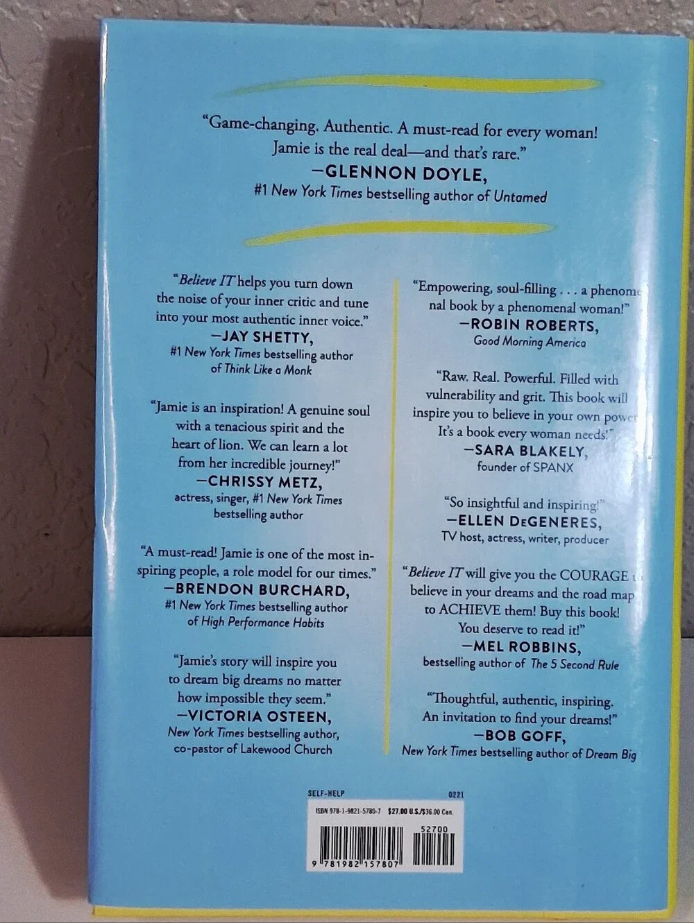 Believe It | Jamie Kern Lima | Hardcover | Motivational Self-Help Book - Picture 6 of 8
